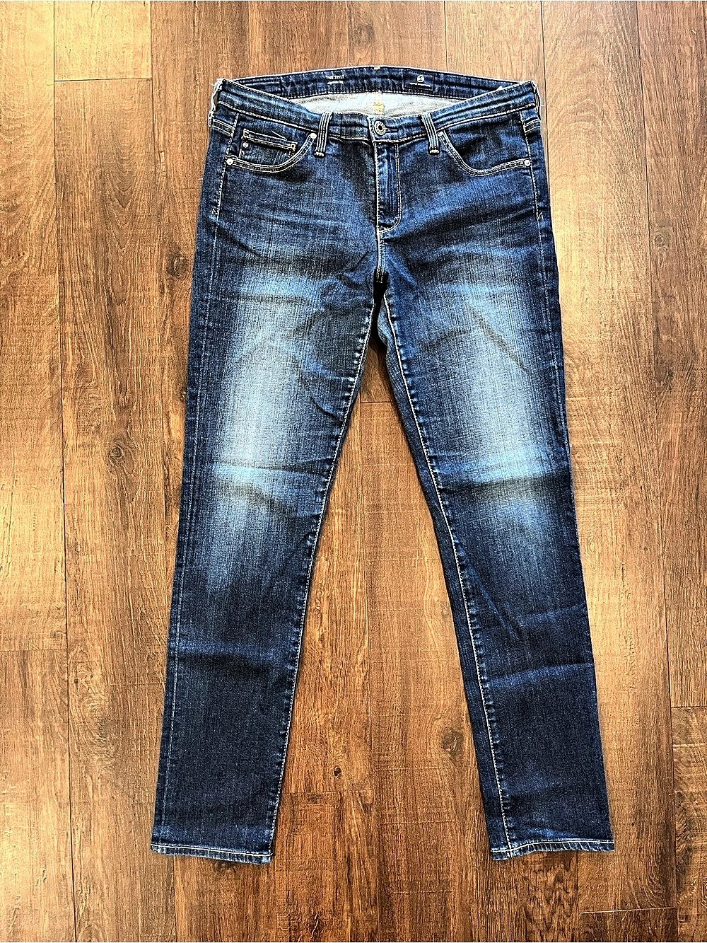 AG Adriano Goldschmied Sz 30R The Stilt Cigarette Leg Jeans Western Rodeo